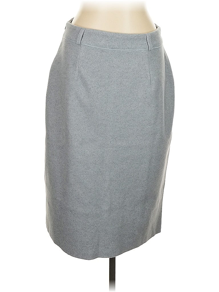 Pre-owned Unbranded Formal Skirt In Gray