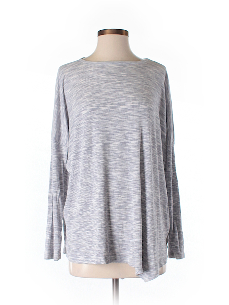 Cable & Gauge Solid Gray Long Sleeve T-Shirt Size M - 55% off | thredUP