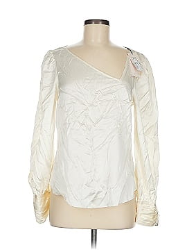 Cinq à Sept Long Sleeve Silk Top