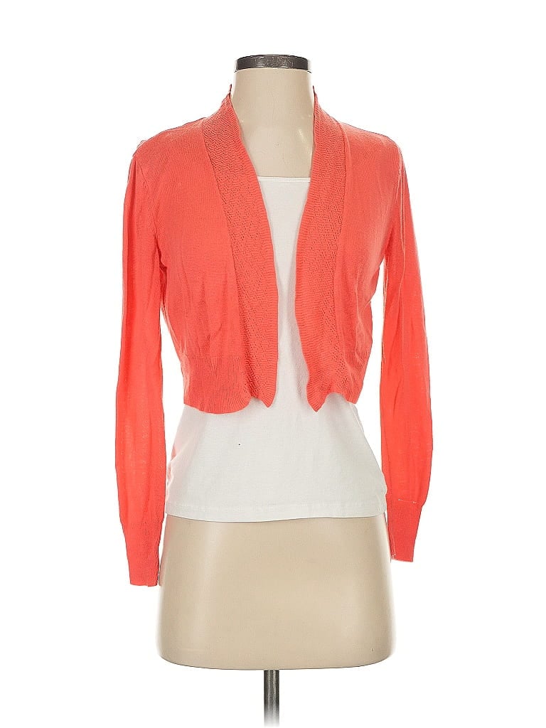 Pre-owned Dressbarn Cardigan Sweater In Pink