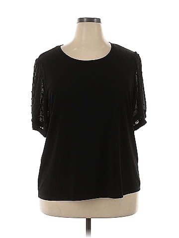 Carmen Carmen Marc Valvo Short Sleeve Top (view 1)
