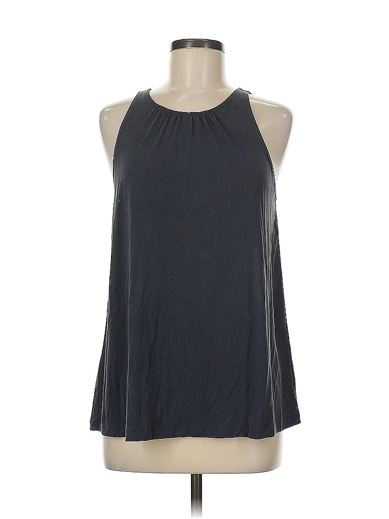 Pre-owned Ann Taylor Loft Outlet Sleeveless Blouse In Gray