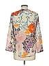 Les Copains 100% Silk Orange 3/4 Sleeve Silk Top Size EU (FR) 44 / US 12 - photo 2