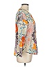 Les Copains 100% Silk Orange 3/4 Sleeve Silk Top Size EU (FR) 44 / US 12 - photo 3