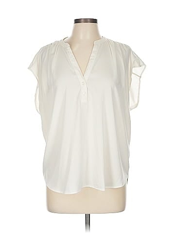 Banana Republic Factory Store Short Sleeve Blouse (view 1)
