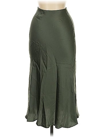 Iris & Ink Silk Skirt (view 2)