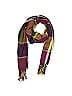 Unbranded Plaid Burgundy Scarf One size - photo 1