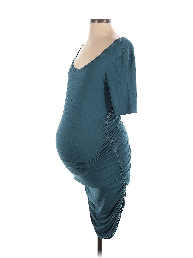 Maternity Teal Cocktail Dress Size S - photo 1