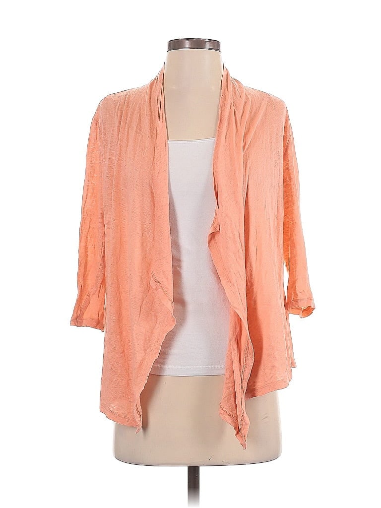 Pre-owned Assorted Brands Cardigan Sweater In Orange