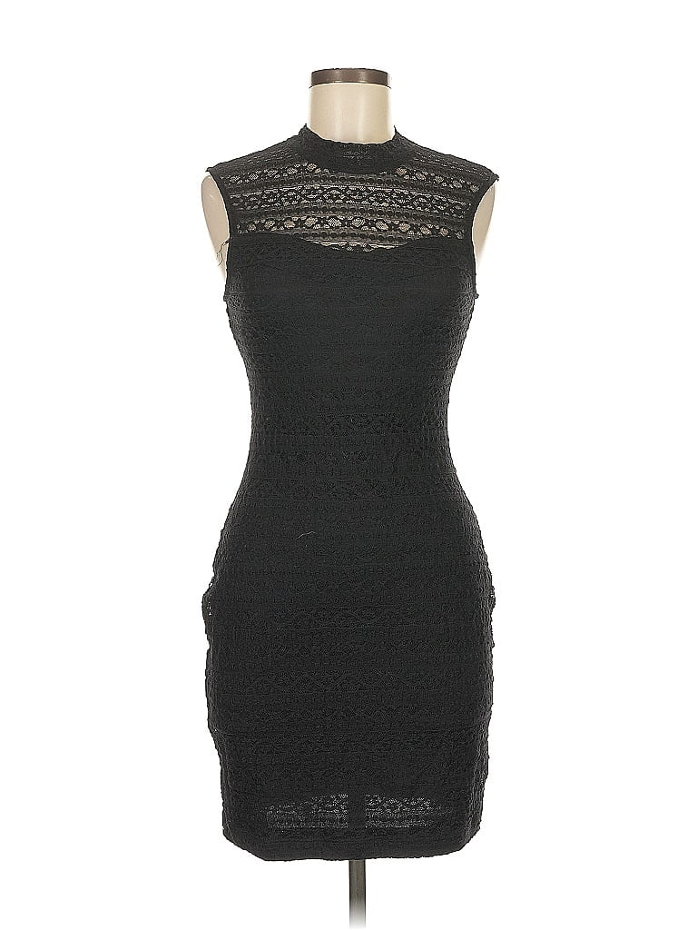 Pre-owned Guess Cocktail Dress In Black