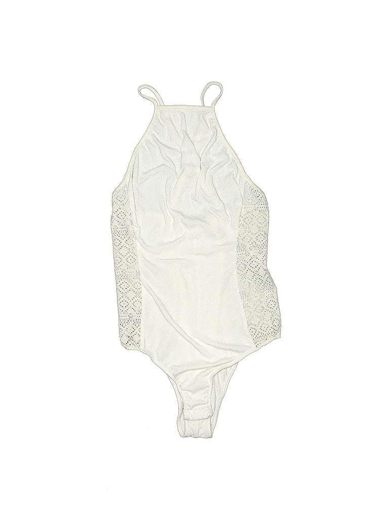 Click to view more detailed imagery on our partner's website Pre-owned Victoria's Secret Bodysuit In White