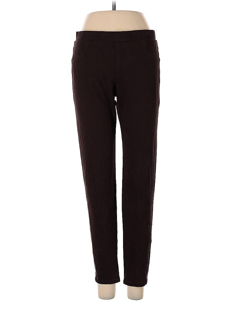 Pre-owned Karen Kane Casual Pants In Burgundy