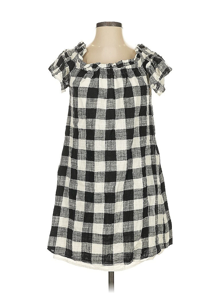 Corey Lynn Calter Plaid Black Sleeveless Top Size S - photo 1