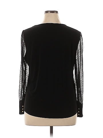 Anne Klein Long Sleeve Top (view 2)