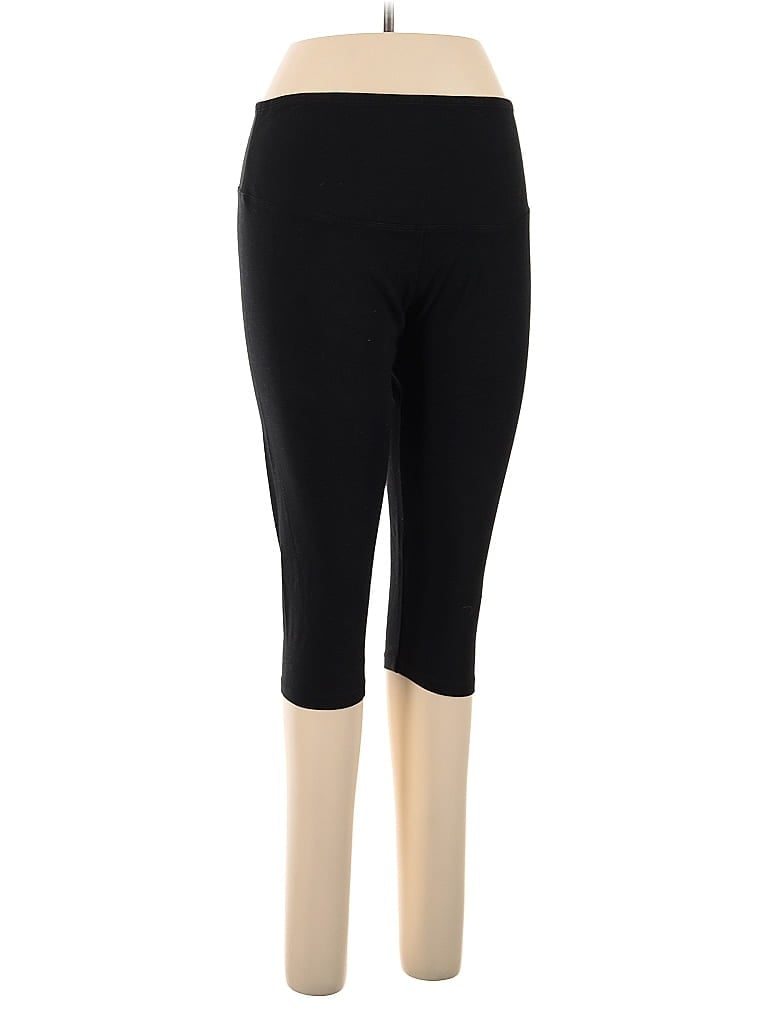 Pre-owned Yummie Active Pants In Black