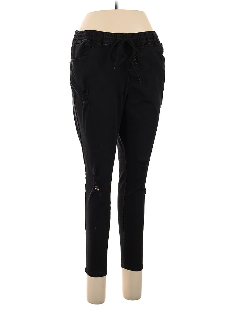 Pre-owned Assorted Brands Casual Pants In Black