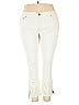 DG^2 by Diane Gilman Color Block Ivory Jeans Size 18 (petite) - photo 1