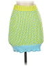 For Love & Lemons 100% Polyester Argyle Green Casual Skirt Size S - photo 1