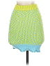 For Love & Lemons 100% Polyester Argyle Green Casual Skirt Size S - photo 2