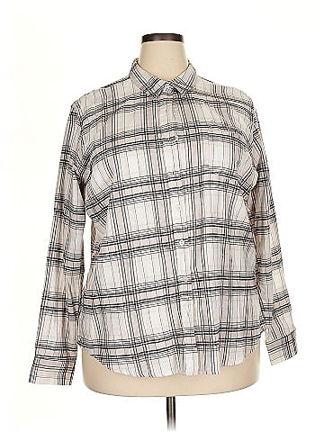 Weatherproof Long Sleeve Button-Down Shirt (view 1)