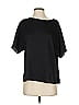 Vince Camuto 100% Polyester Black Short Sleeve Top Size S - photo 1