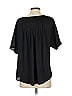 Vince Camuto 100% Polyester Black Short Sleeve Top Size S - photo 2