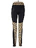 Becofit Animal Print Gold Black Leggings Size L - photo 2