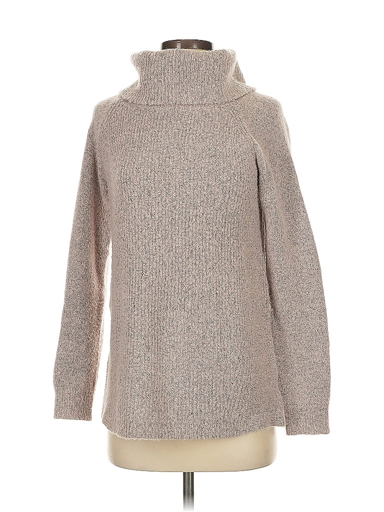 Click to view more detailed imagery on our partner's website Pre-owned Pink Clover Turtleneck Sweater In Brown