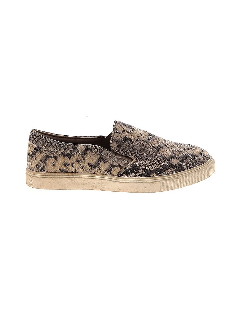 Cushion Aire Animal Print Tan Flats Size 8 - photo 1