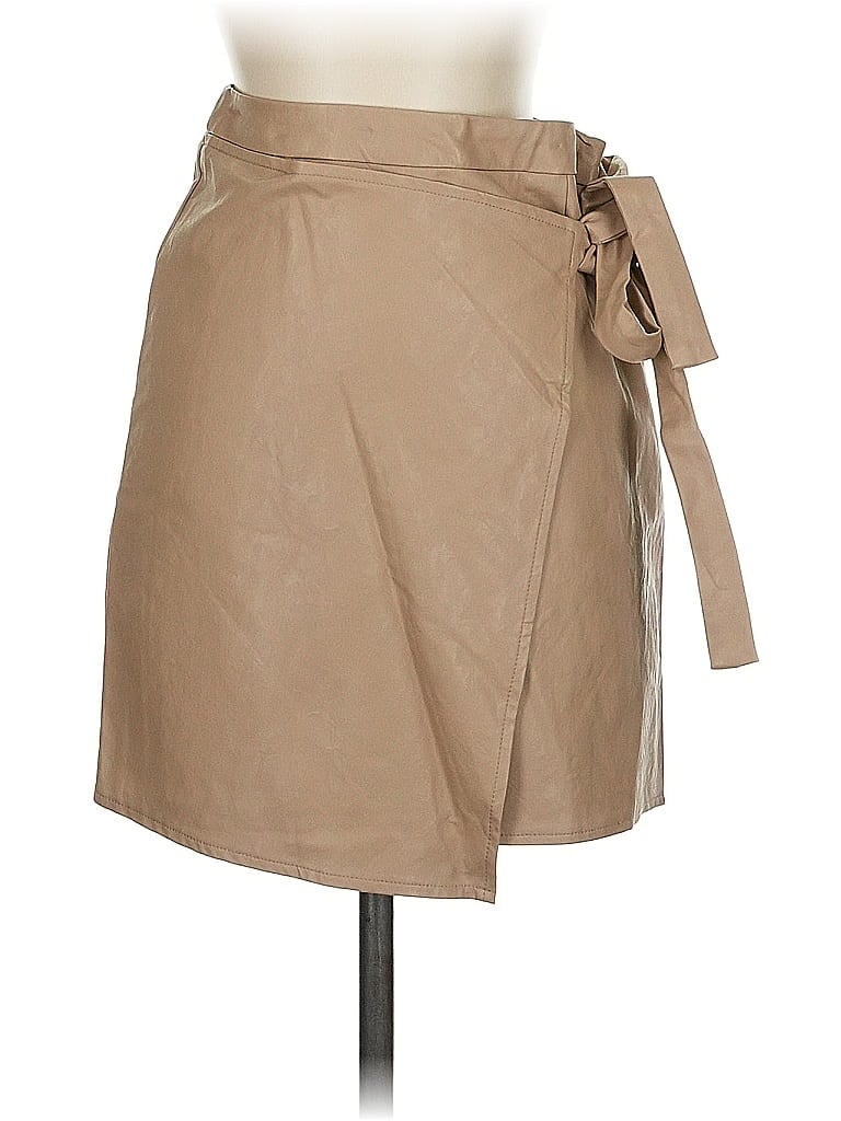 Seek The Label Casual Skirt In Brown