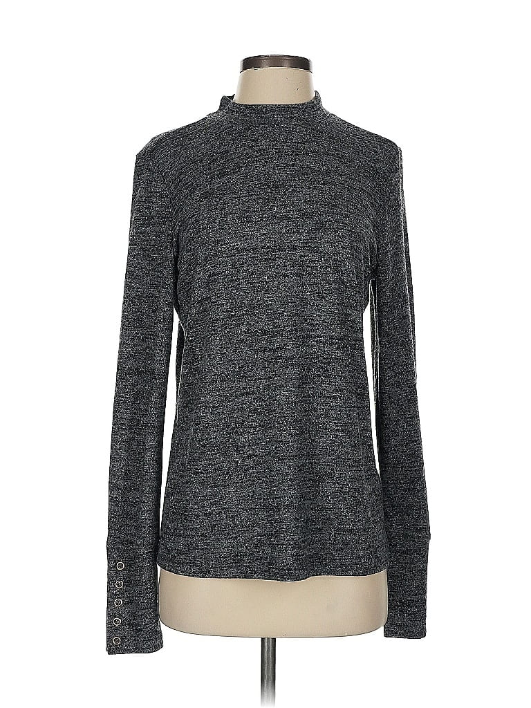 Click to view more detailed imagery on our partner's website Pre-owned Rafaella Turtleneck Sweater In Gray