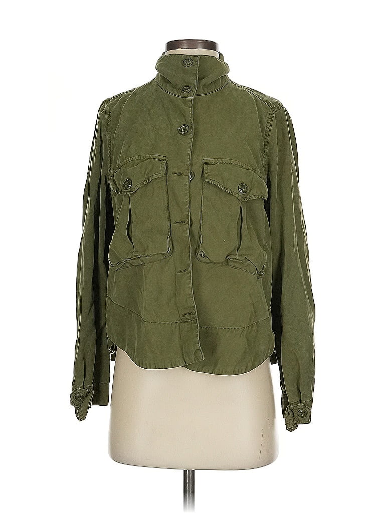 Pre-owned Pistola Long Sleeve Button Down Shirt In Green