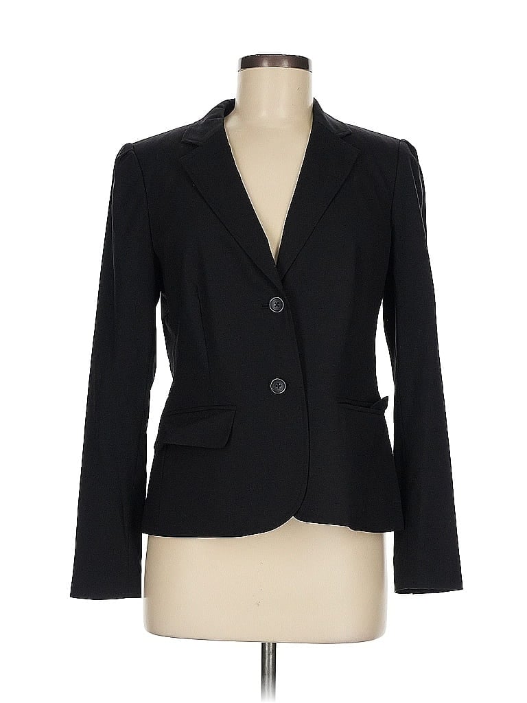 Pre-owned Banana Republic Factory Store Wool Blazer Jacket In Black