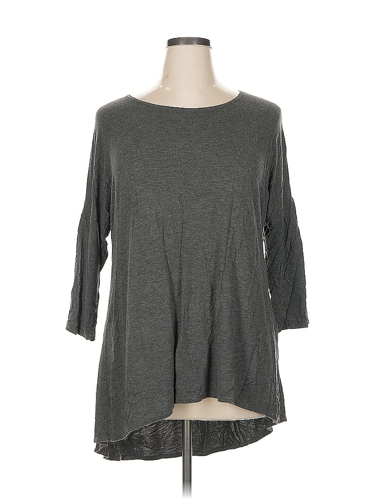 Azules Gray 3/4 Sleeve T-Shirt Size XL - photo 1