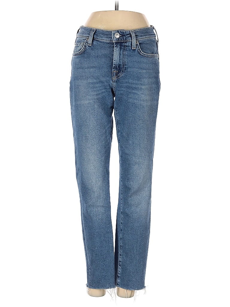 Pre-owned 7 For All Mankind Jeans In Blue