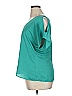 Studio Y 100% Polyester Teal Short Sleeve Top Size XL - photo 4