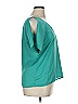 Studio Y 100% Polyester Teal Short Sleeve Top Size XL - photo 3