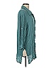 Elan 100% Rayon Teal 3/4 Sleeve Button-Down Shirt Size M - photo 4