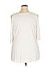 DG^2 by Diane Gilman 100% Viscose Ivory 3/4 Sleeve T-Shirt Size 2X - photo 2