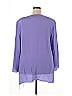 Diane Gilman 100% Silk Purple 3/4 Sleeve Silk Top Size 2X - photo 2