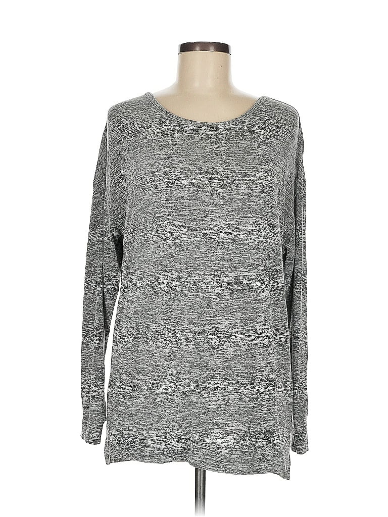 Pre-owned Unbranded Long Sleeve T-shirt In Gray