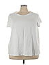 Ellos 100% Cotton White Short Sleeve T-Shirt Size 26 - photo 1