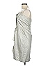 David Meister Metallic Silver Cocktail Dress Size 10 - photo 5