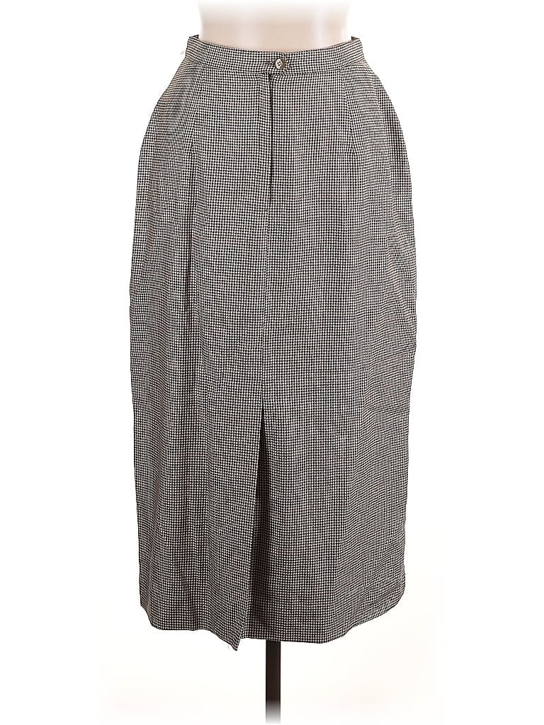 Pre-owned Unbranded Formal Skirt In Gray