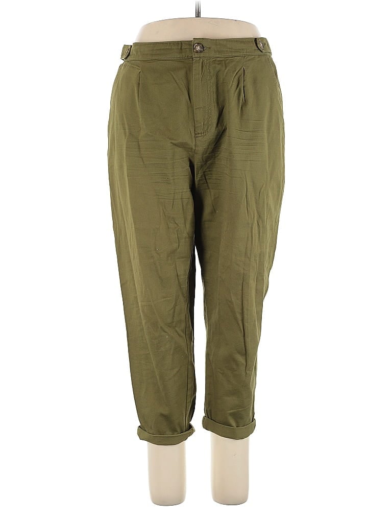 Pre-owned Ann Taylor Loft Casual Pants In Green
