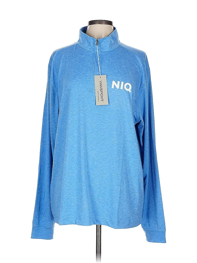 Pre-owned Assorted Brands Sweatshirt In Blue