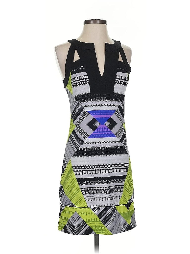 Pre-owned Bcbgmaxazria Cocktail Dress In Gray