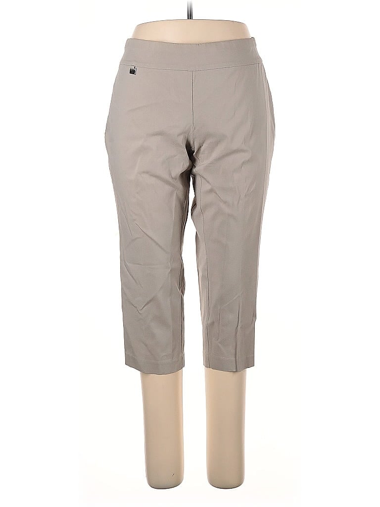 Pre-owned Alfani Khaki Pant In Brown
