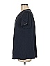 AALLYN Black Blue Short Sleeve Blouse Size M - photo 5
