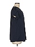 AALLYN Black Blue Short Sleeve Blouse Size M - photo 4
